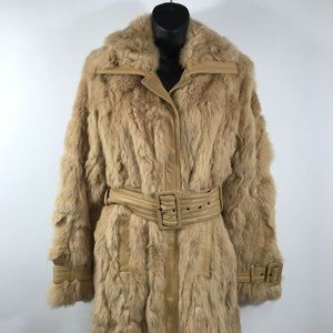 BEBE FUR COAT NWT SIZE LARGE